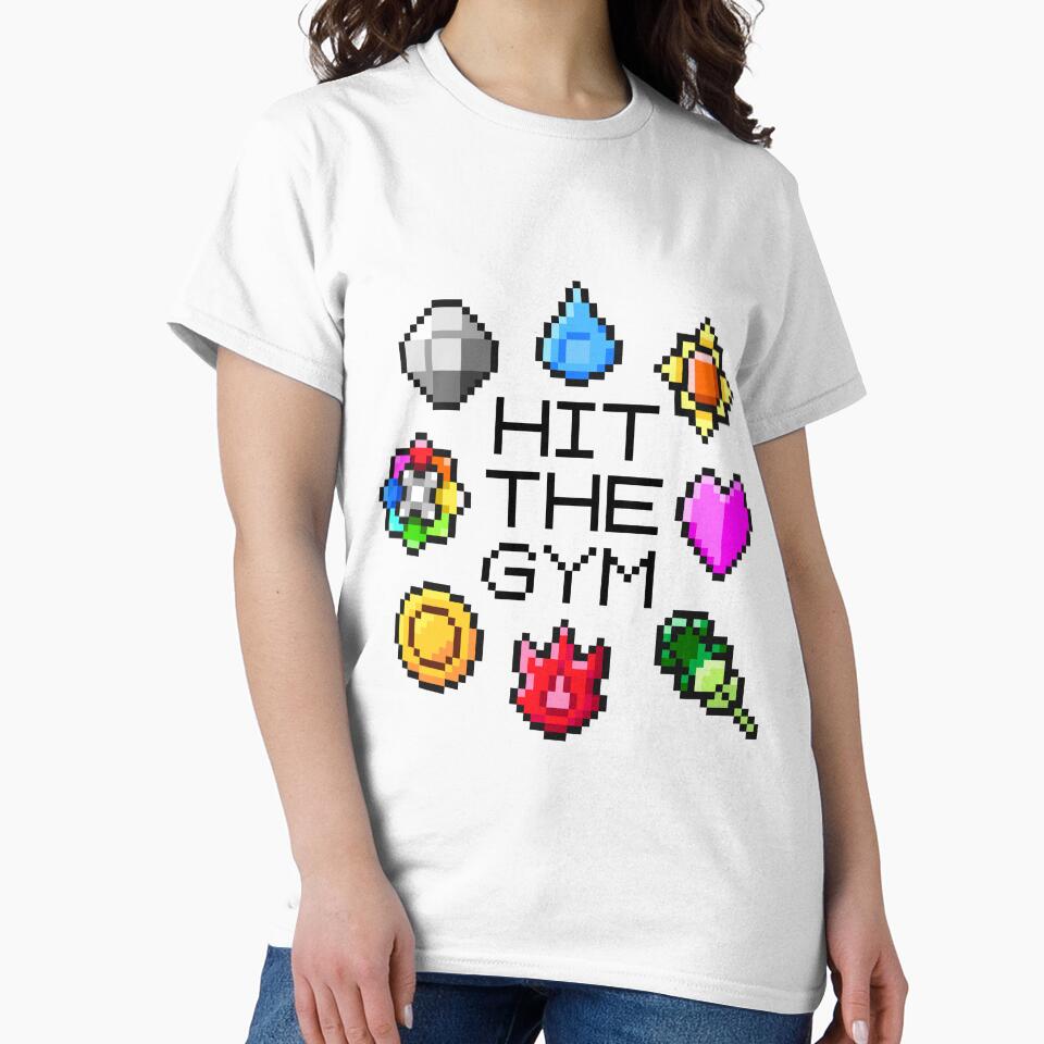 "Hit The Gym" Indigo League Badges by Noodge
