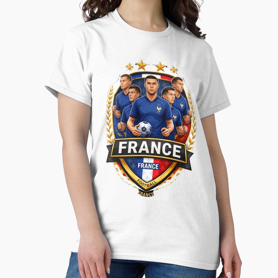 French Football Team Crest- Vintage Style Emblem by digitalbob60