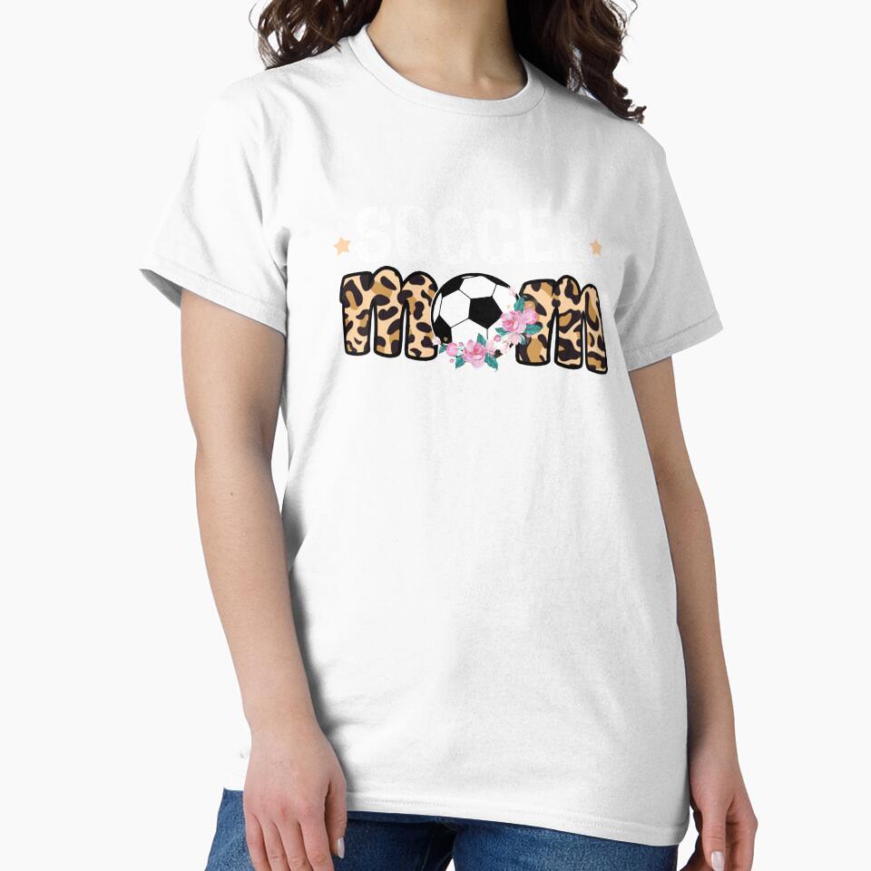 Leopard Print Soccer Mom Flowers, Funny Soccer Mom by Space Art