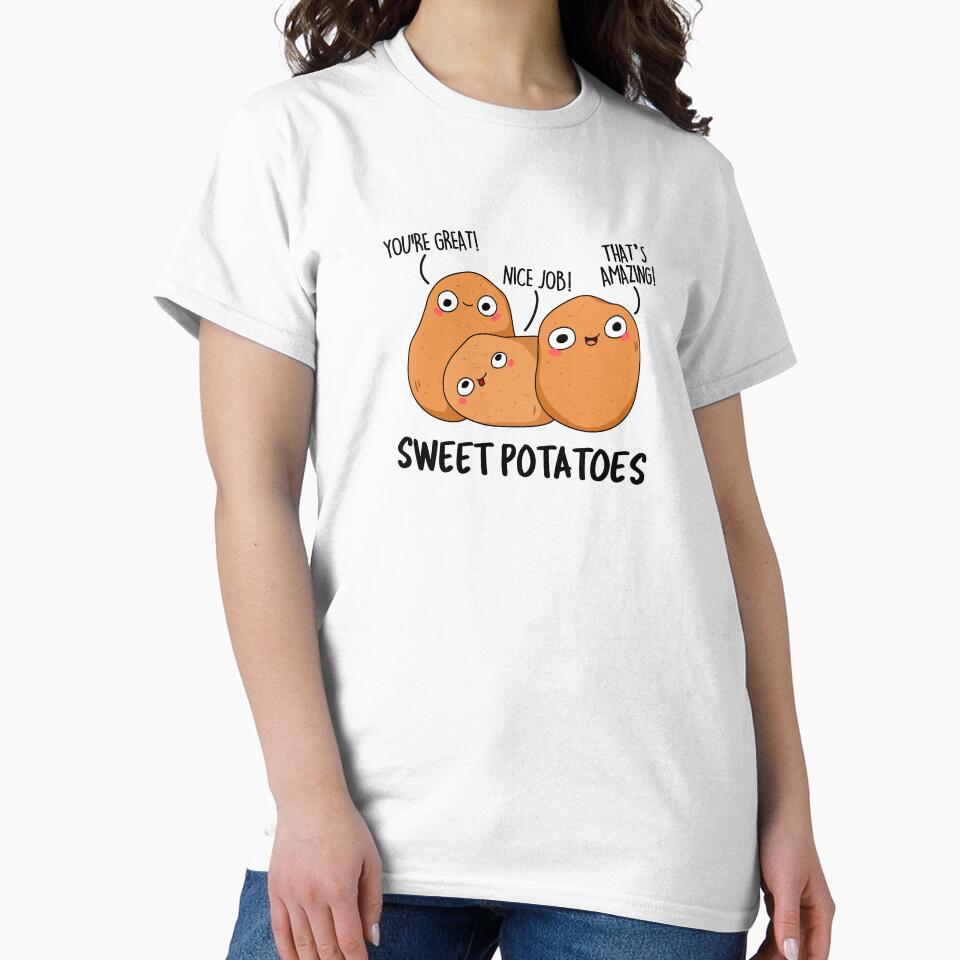 Sweet Potatoes Funny Vegetable Puns by punnybone