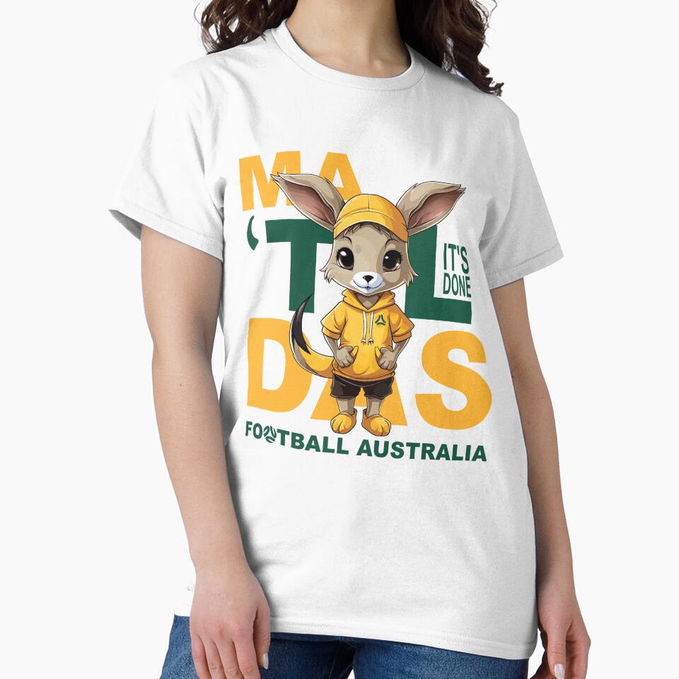 Matilda's Soccer Shirt | Australian Women's World Cup Supporter T-Shirt | Australian soccer fan Tee | The Matildas | Australian Football by Squadra Canvas