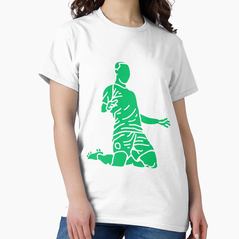 Green Celebrating Player | Player Celebration by Football Stickers World