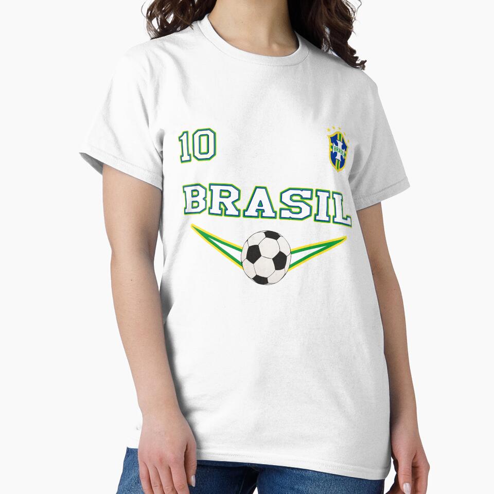Brasil Brazil Soccer Design with number 10 - Original Sports Apparel by fermo
