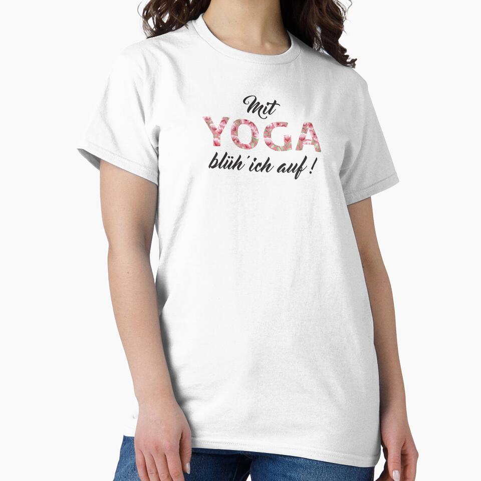 With YOGA I blossom YOGA women by Ganeshirt