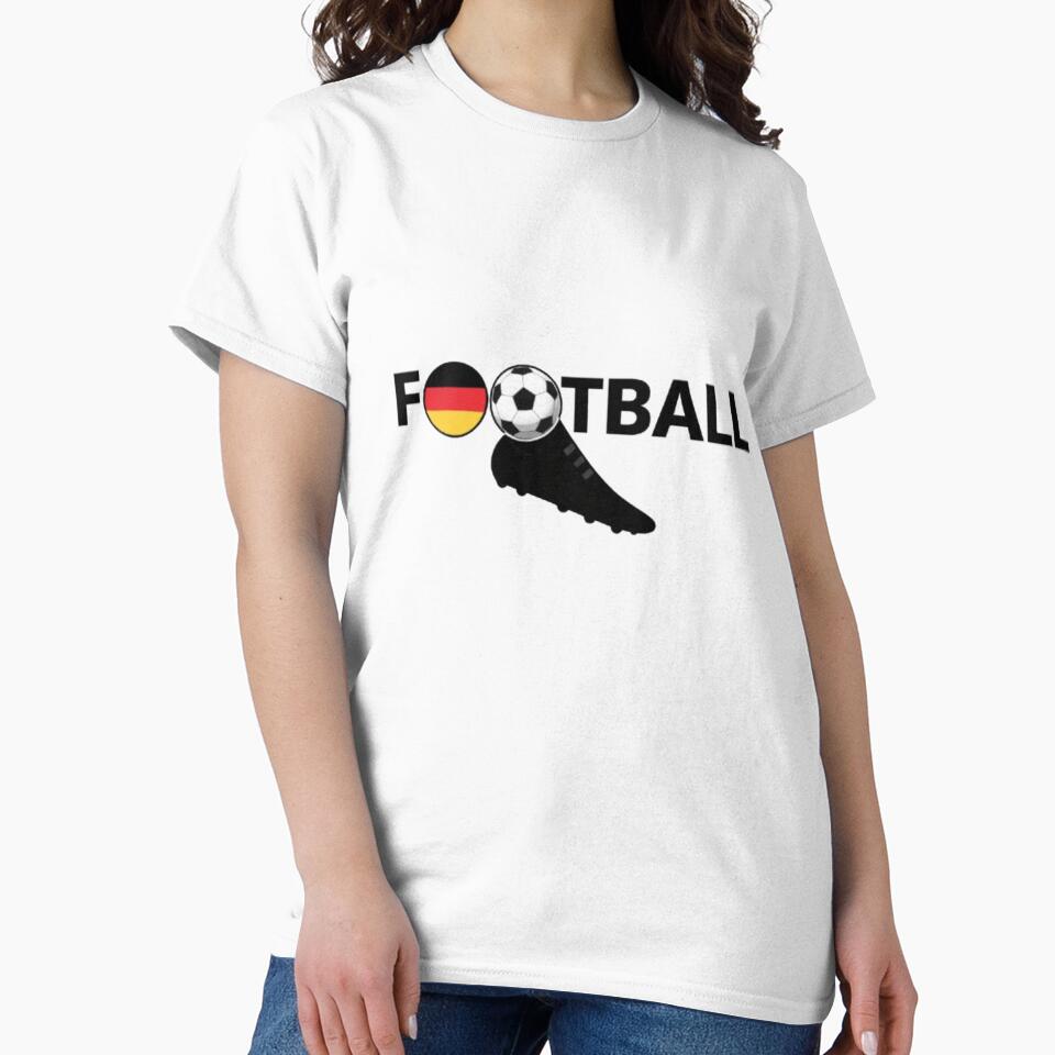 German Football Wordmark – Soccer Ball & Boot Logo Design by thesmilngnature