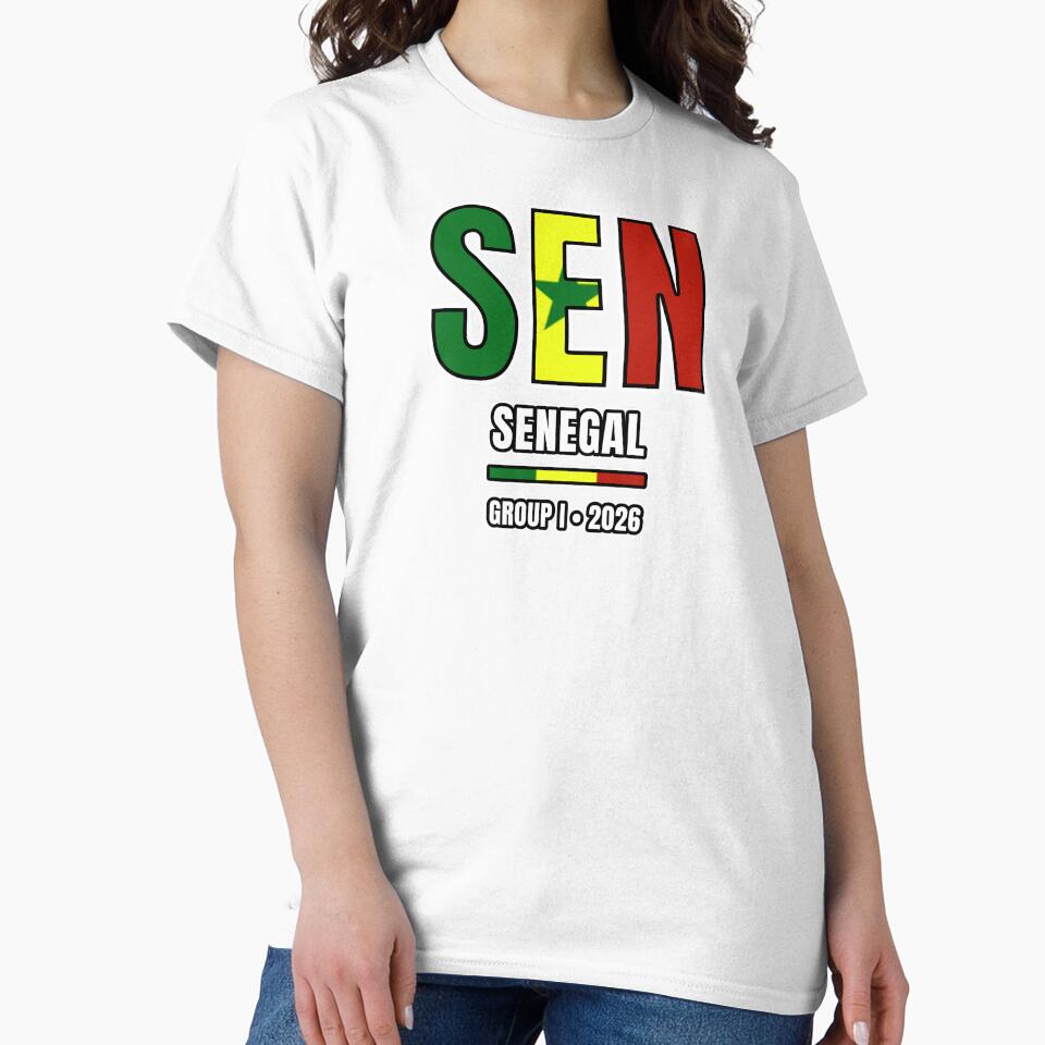Senegal 2026 Football Shirt | SEN Senegal Soccer Fan Apparel | Senegal National Team Supporter Tee | Football 2026 Gift by The Hairy Melon