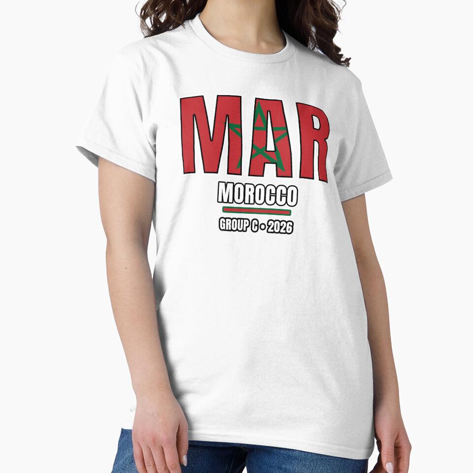 Morocco 2026 Football Shirt | MAR Morocco Soccer Fan Apparel | Morocco National Team Supporter Tee | Football 2026 Gift by The Hairy Melon