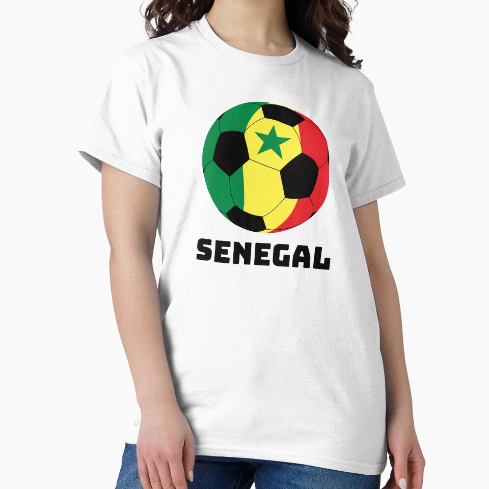 Senegal Football Senegal Gift Sport T-Shirt by MarlowLoom