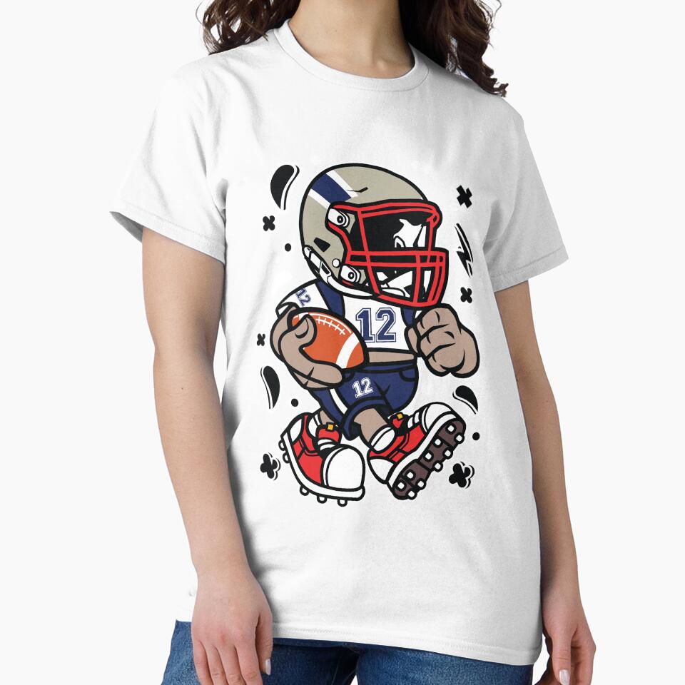 Football - Gridiron greatest quarterback cartoon character - Funny T shirt! A perfect gift for Football fans!! by Nickelparis