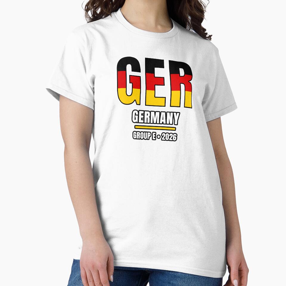 Germany 2026 Football Shirt | GER Germany Soccer Fan Apparel | Germany National Team Supporter Tee | Football 2026 Gift by The Hairy Melon