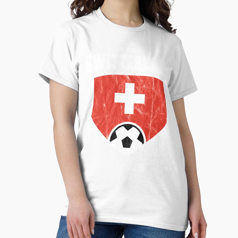 Switzerland Football National Flag T Shirt World Soccer Jersey Cup by screenworks