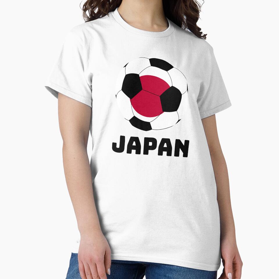 Japan football gift sports T-shirt by MarlowLoom