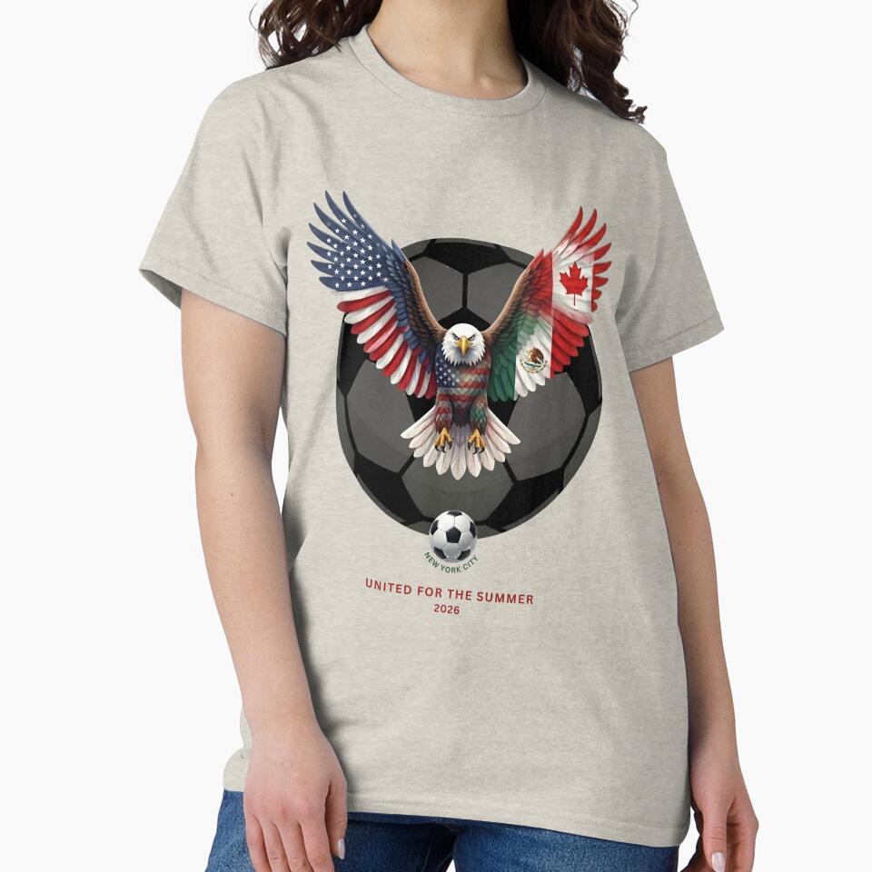 United for the Summer 2026 Tri-Nation Soccer Eagle by laughingshirts