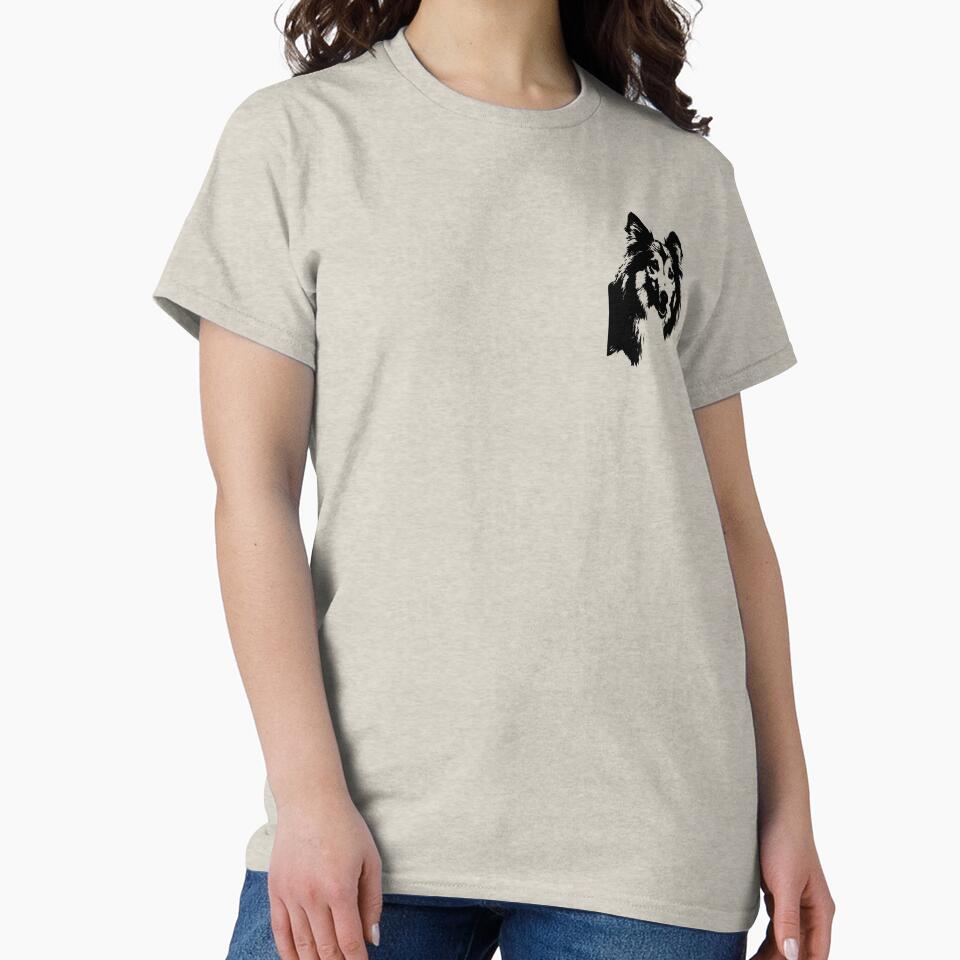 Sheltie Minimalist Dog by Whoofster