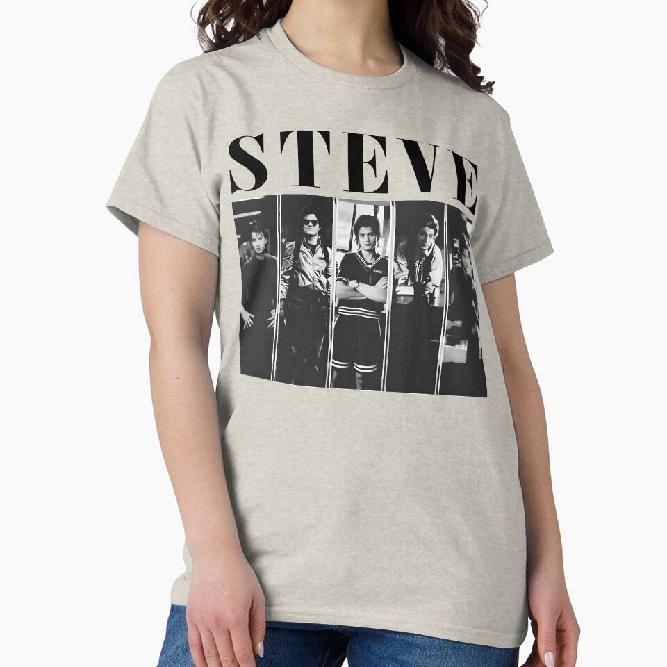 Steve Harrington Vintage Bootleg T-Shirt – Retro 80s Fan Art Tee Inspired by Joe Keery, Classic TV Series Unisex Graphic Top by thudoando