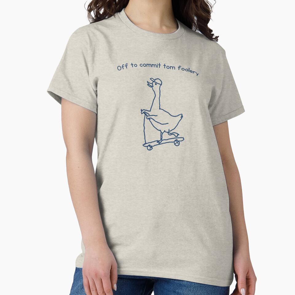 Off to Commit Tom Foolery Goose Funny Weirdcore by Cute NovelTeez