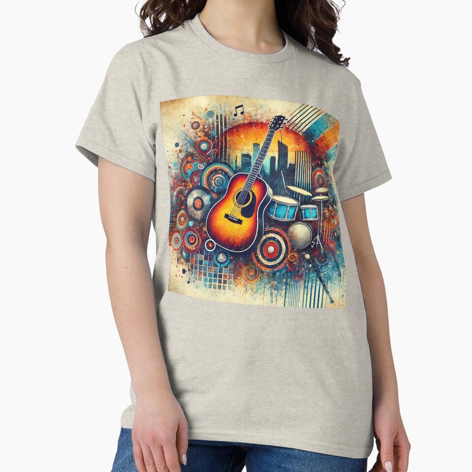 Album Cover, Graphic Novel,Fictional, Cool Grunge Music Band, Fictional Fake, Vintage vinyl record, collector, Guitar by TheTimeTaxi