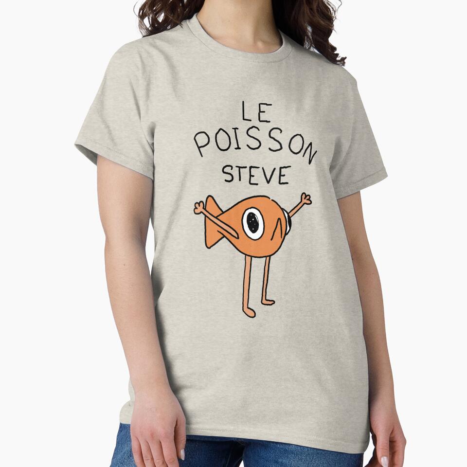 Le Poisson Steve by Woodcut Prints