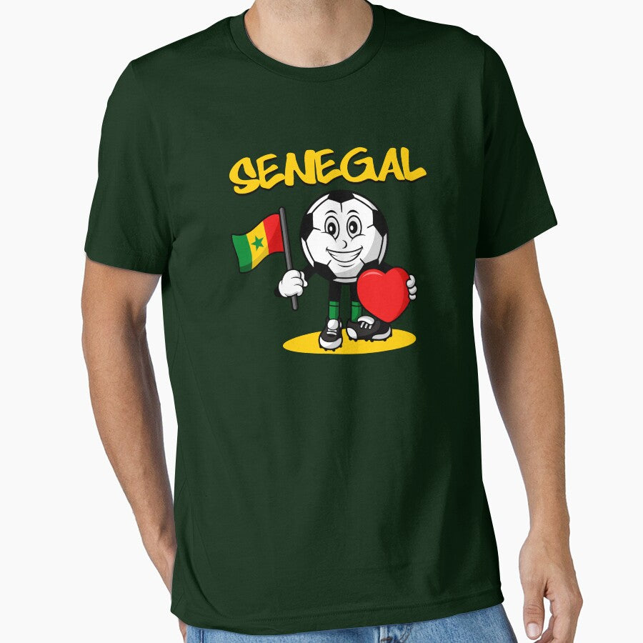 Cute Senegal Football Lover Design by Salukeart