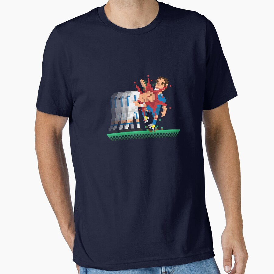 World Football Cup - Zidane Headbutt Soccer Shirt by PressStartShop