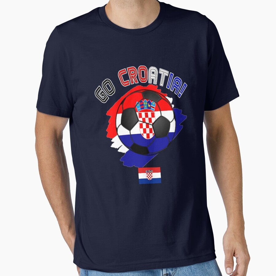 Croatia Football Soccer Croatian 2018 Tee Shirt Gift by Optimus-Designs