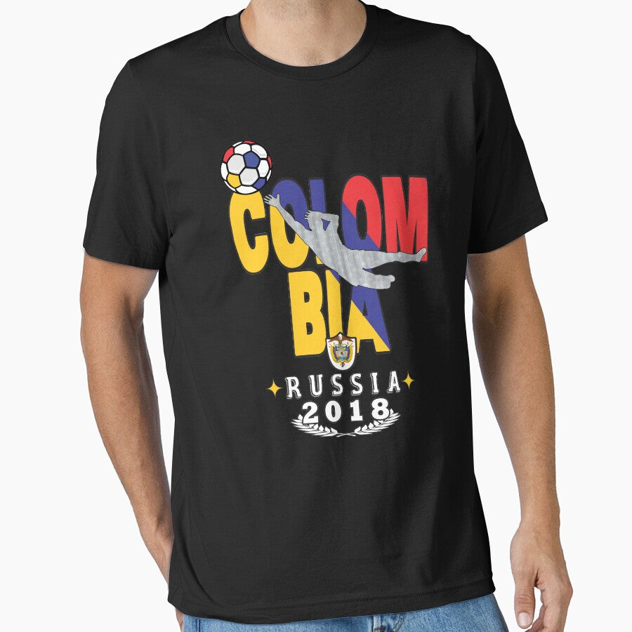 Colombia world cup soccer Russia in 2018 Tshirt championship by Tetete