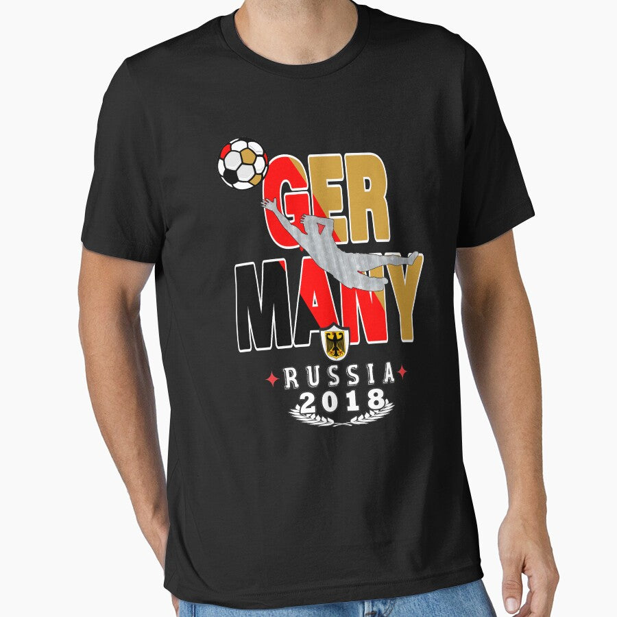 Germany world cup soccer Russia in 2018 Tshirt by Tetete