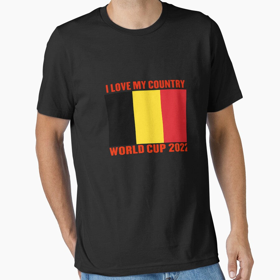 I Love My Country Belgium World Cup 2022 by DanishDesignCo