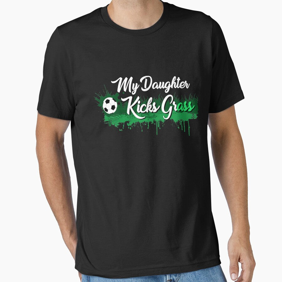 My daughter kick grass| soccer player gift | soccer coach gift | team soccer gifts | soccer gifts for him | soccer shirts | soccer gift ideas | futbol | soccer shirts for her by Kreature Look