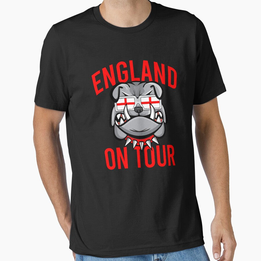 England Football English Bulldog English Flag by Greenthumb94