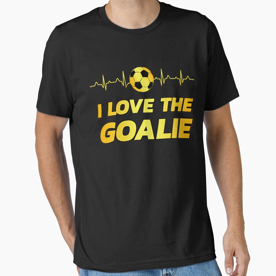 i love the goalie | soccer player gift | soccer coach gift | team soccer gifts | soccer gifts for her | soccer shirts | soccer gift ideas | futbol | soccer shirts for girls by Kreature Look