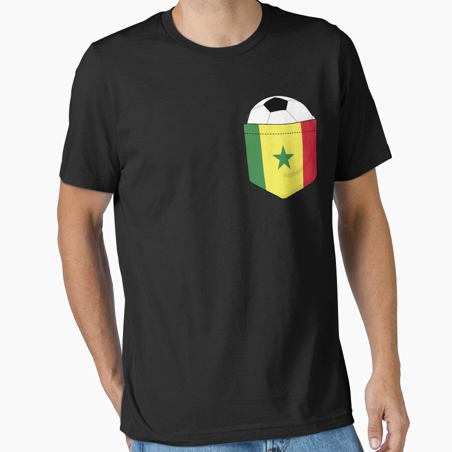 Football Senegal in the breast pocket by peter2art