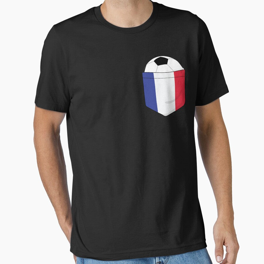 Football France in the breast pocket by peter2art