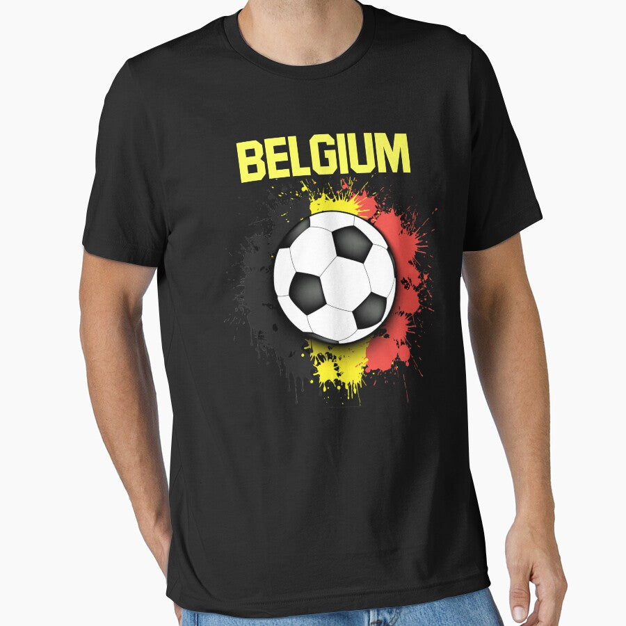 Belgium Soccer Shirt - Belgium Football Shirt by Galvanized