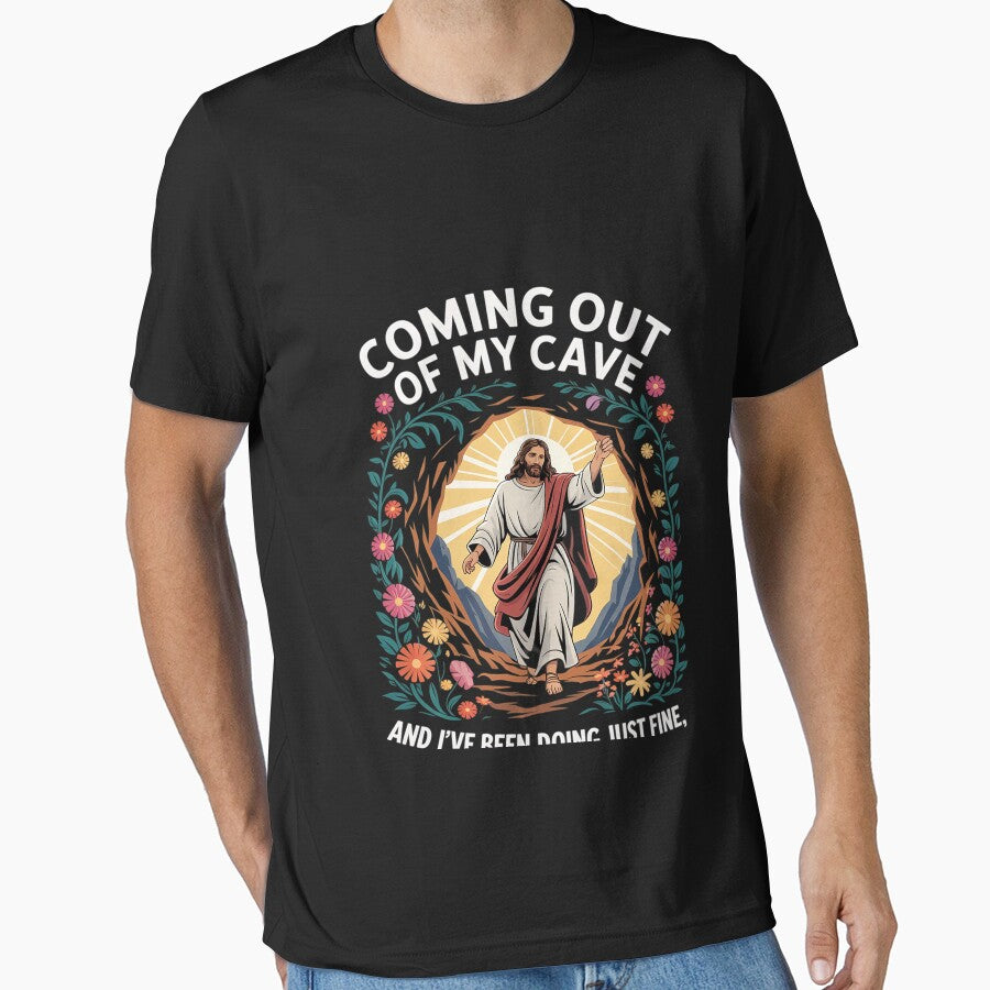 Jesus Coming Out Of My Cave And I've Been Doing Just Fine45 by MarryIsMonth