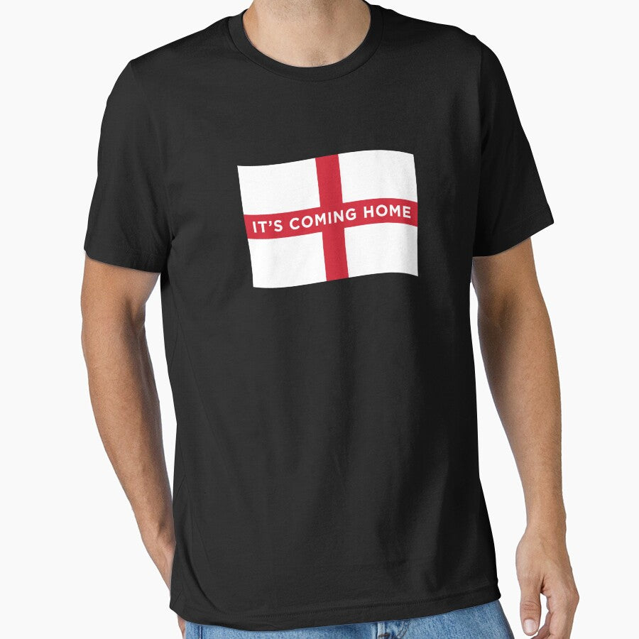 It's Coming Home England Wave Flag (On Black) by STUDIO-72