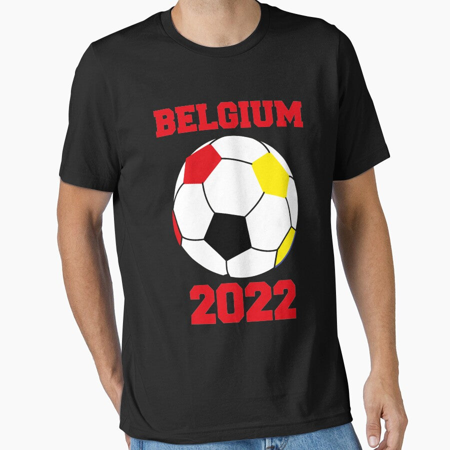 Belgium Soccer Ball Flag 2022 - Belgian Football Lovers by MGHdesign