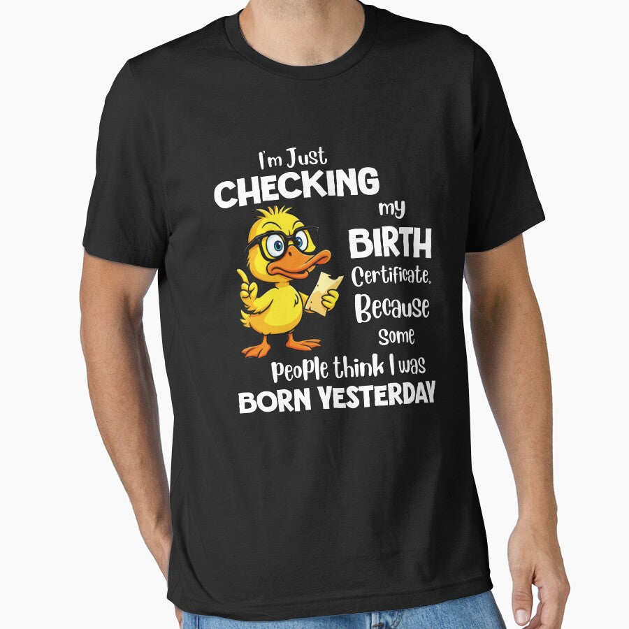 Some People Think I Was Born Yesterday Penguin Joke by AmizaMatter9