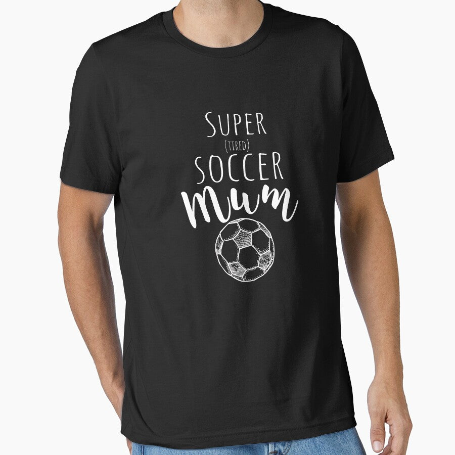 Top Fun Super Tired Soccer Mum Gift Design by LGamble12345