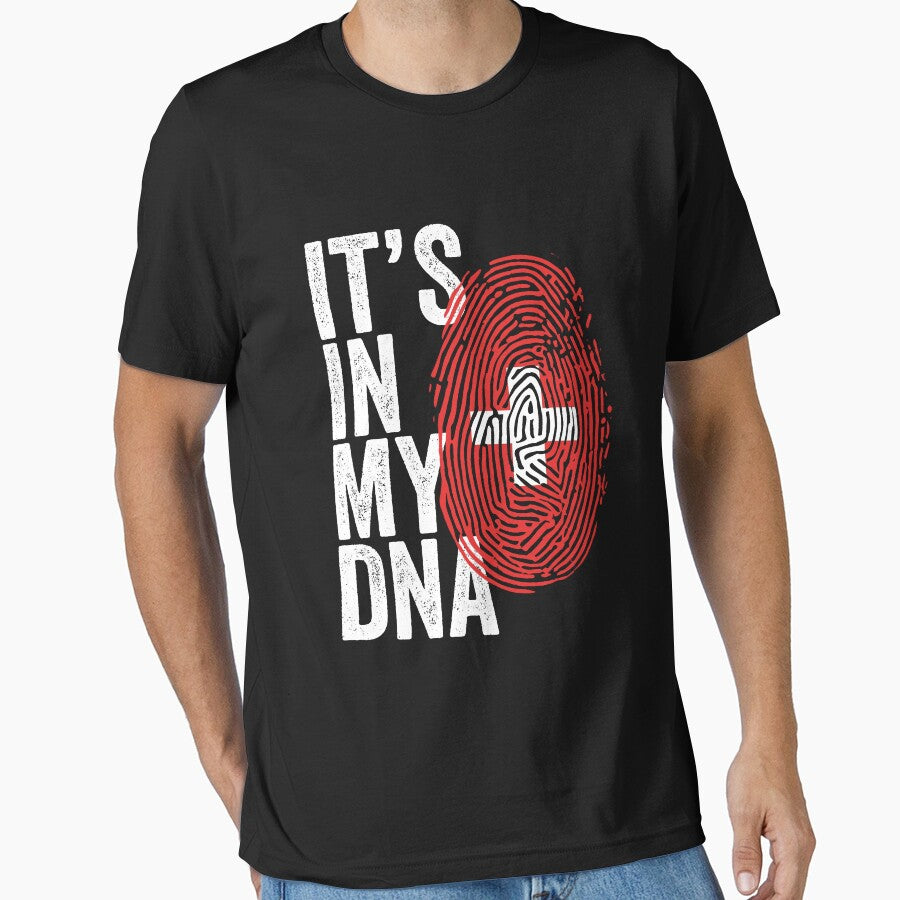 It's in my dna Swiss Flag by Crea-mood
