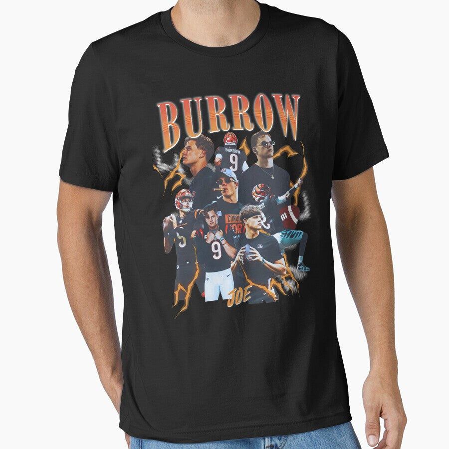 Joe Burrow Vintage 90s Retro by fillinporvald