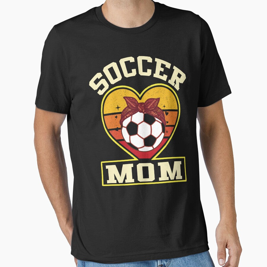 Vintage Soccer Mom Heart Design by LashondaGreen89