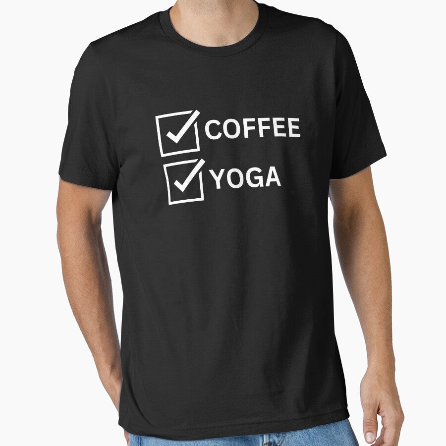 Coffee and Yoga Checklist by LyricsWear