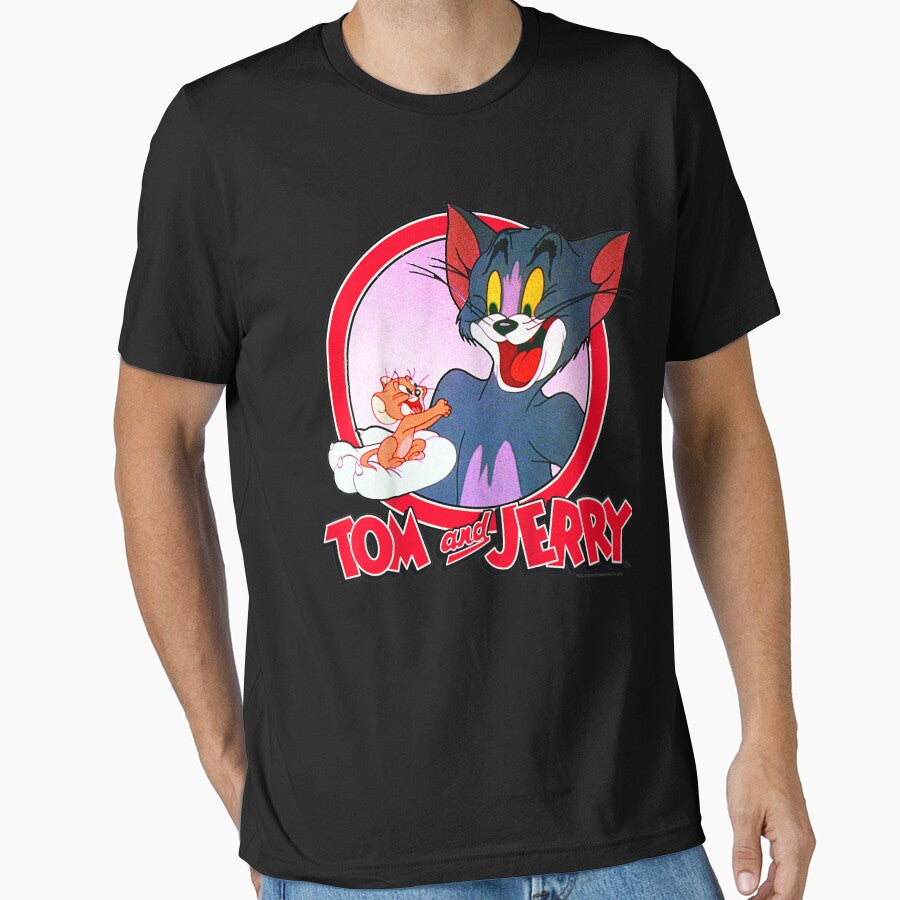 Kids Tom And Retro Style Portrait T-Shirt by BehringerIvo