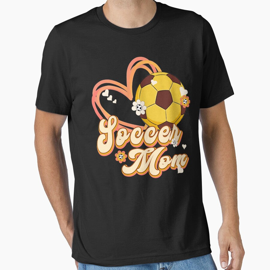 Retro Soccer Mom Heart Vibes by LashondaGreen89
