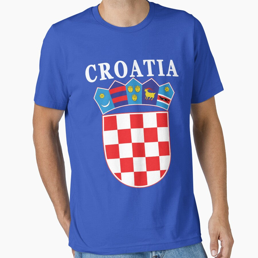 Croatia Deluxe Football Jersey Design by merchhost