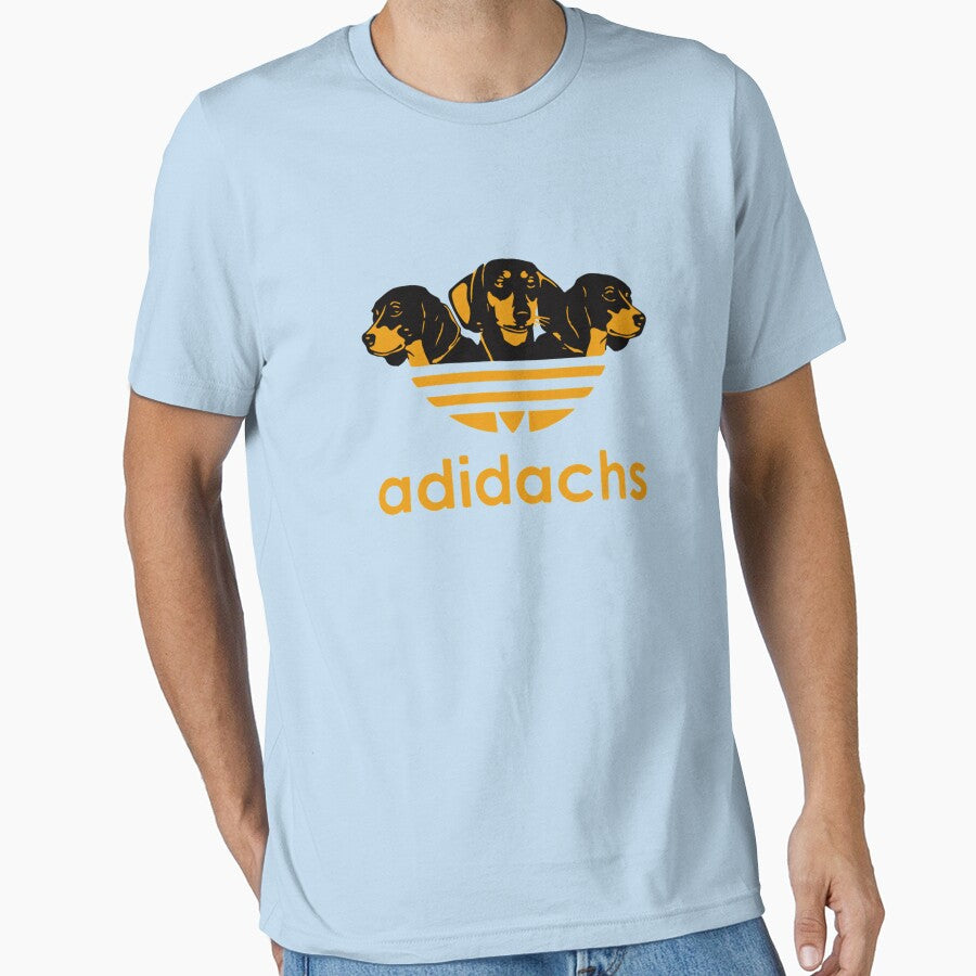 adidachs funny daschund Essential T-Shirt by Caroliipek