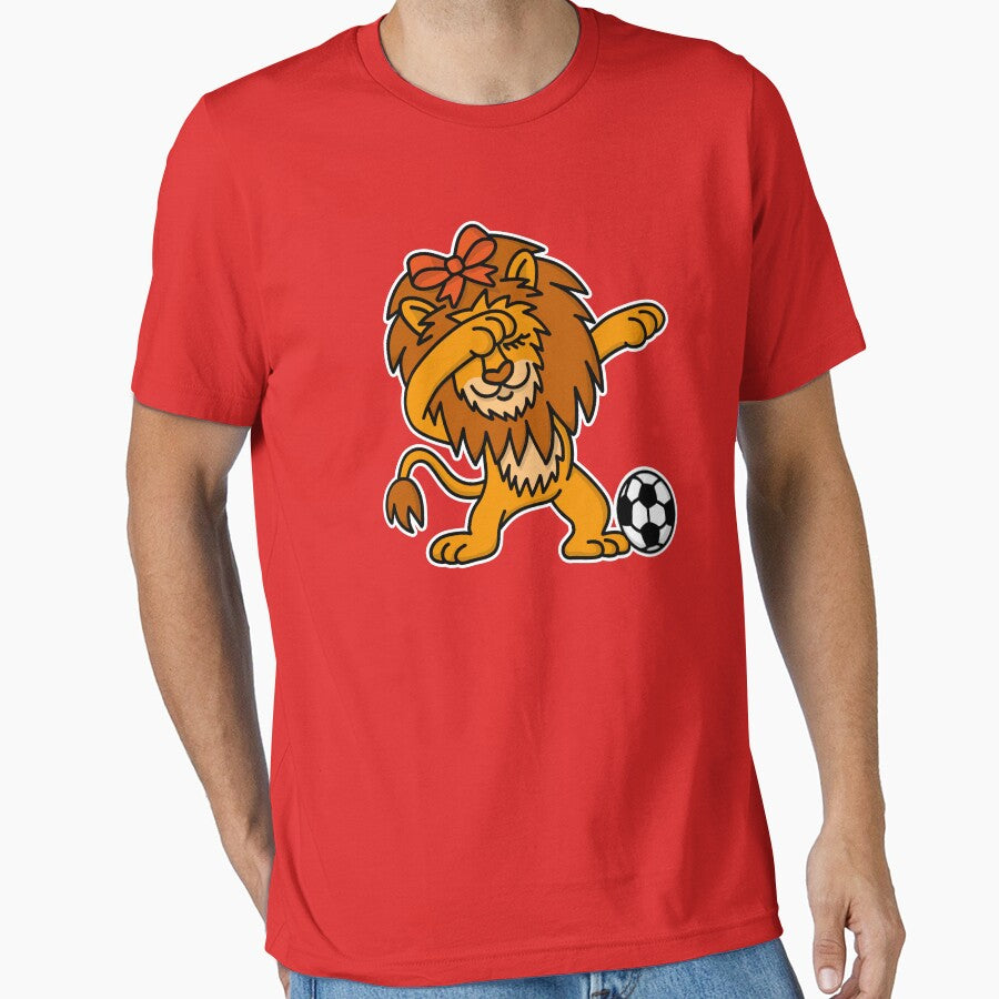 Dab Dabbing Lion English women's Football England by LaundryFactory