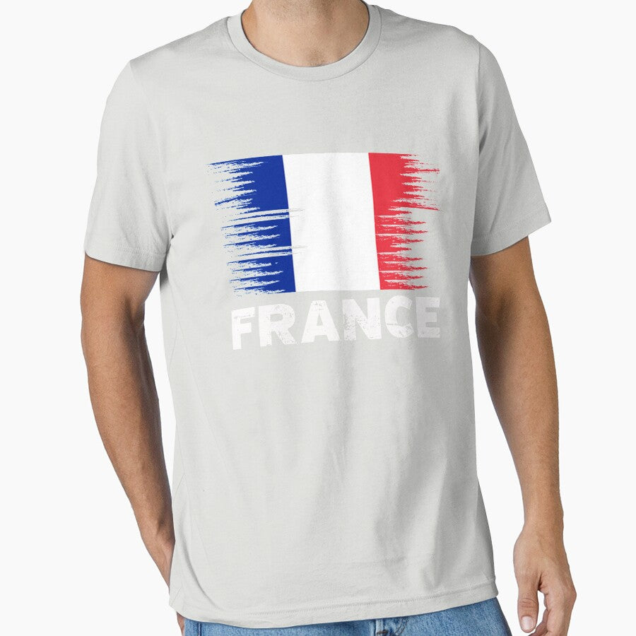 France - French Flag Art | Sports Soccer Football Gift by melsens