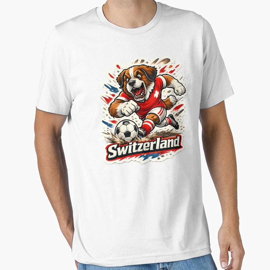 Switzerland Football St. Bernard Mascot by Ambroa Stuff